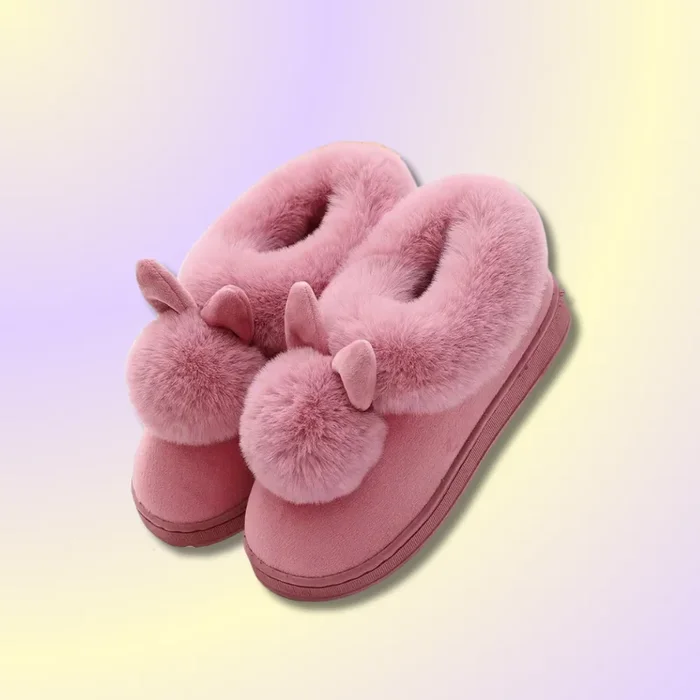 Pantoufles Lapin Kawaii