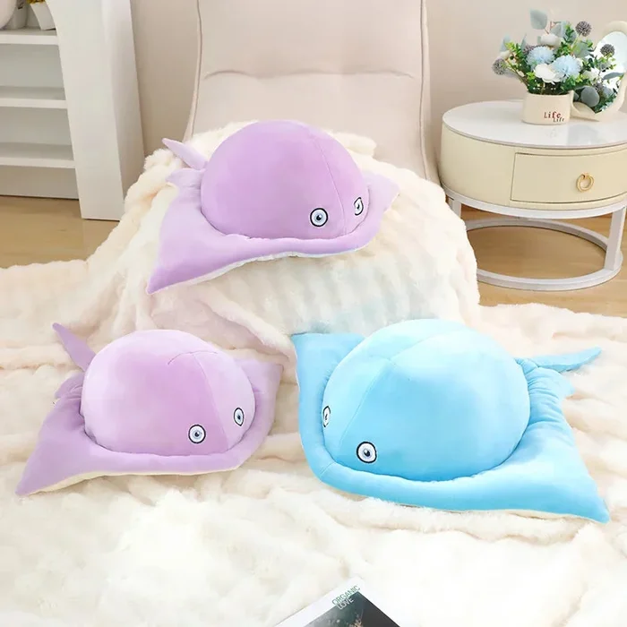 Pastel Purple Blue Stingray Plushies