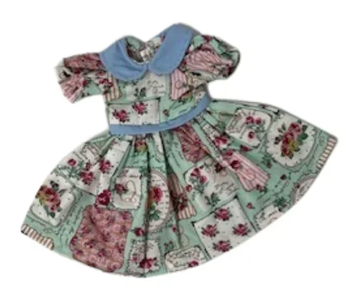 Patchwork Print Fits 14.5 Inch Dolls Like Wellie Wishers And Glitter Girls