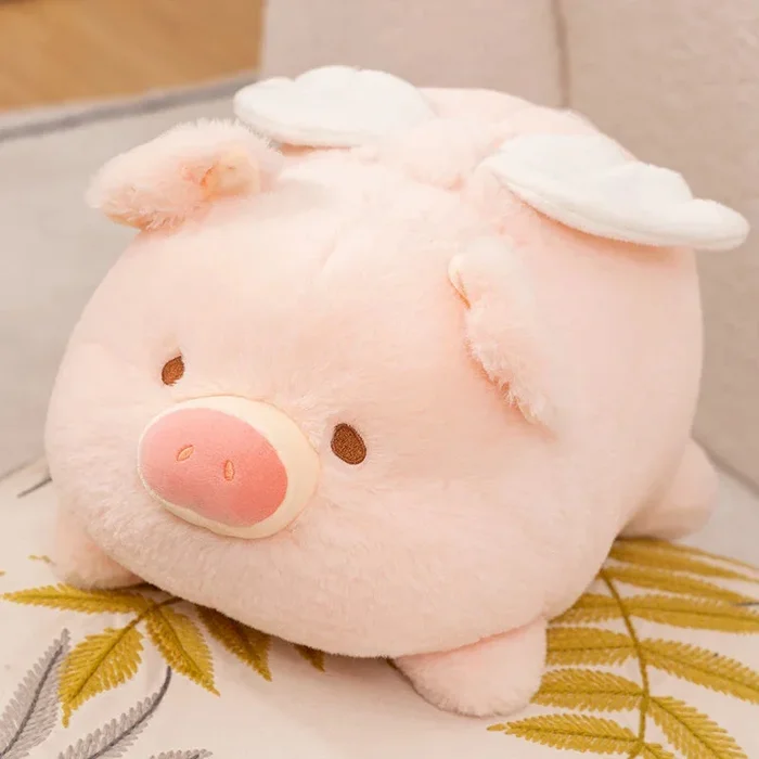 Peluches de Cochon Ange Volant Kawaii
