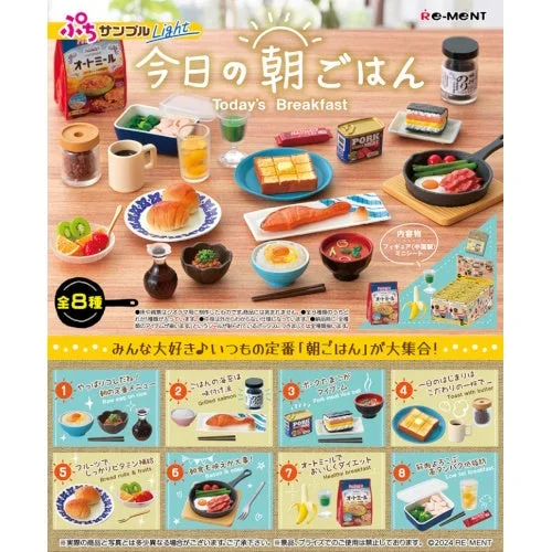 Petite Sample Light Today’s Breakfast Re-Ment Miniature Doll Furniture