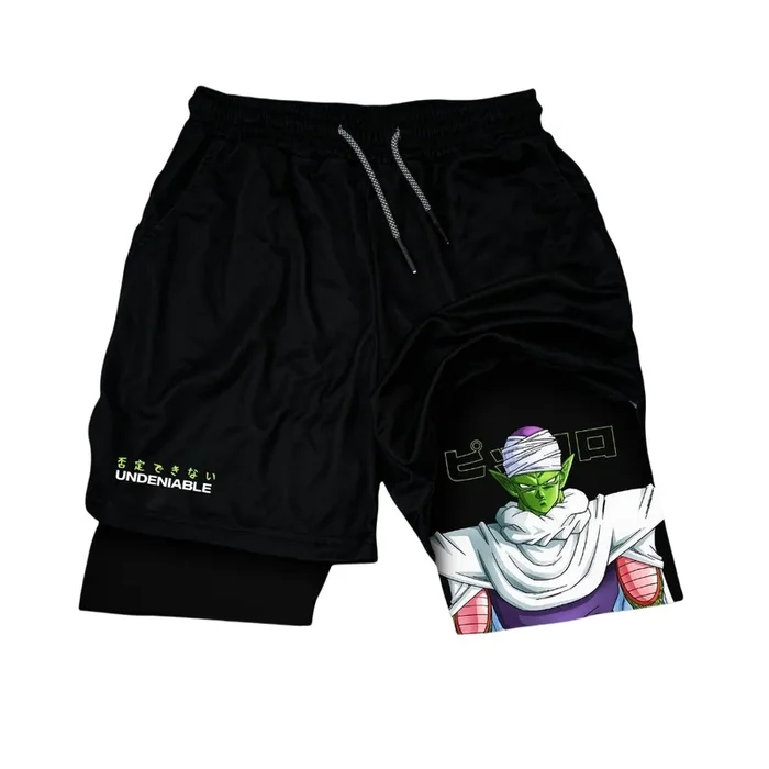Piccolo Dragon Ball Gym Shorts – 男性和女人的動漫鍛煉短褲| Namekian Warrior Design不可否認的健身服裝