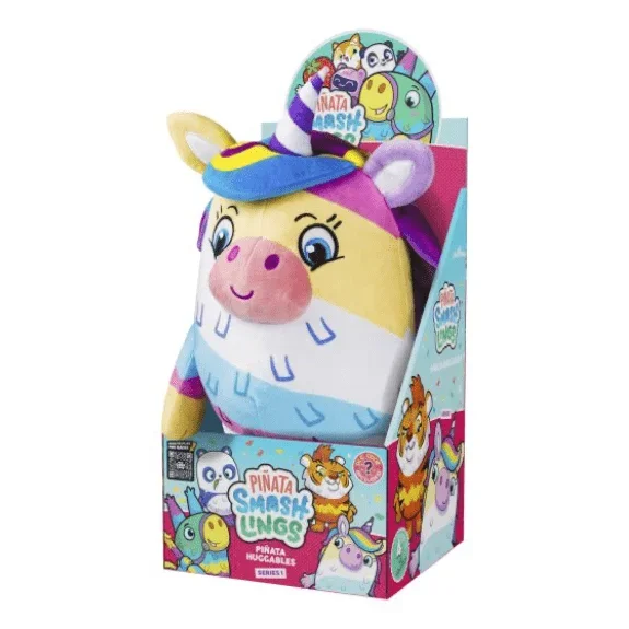 Piñata Smashlings: Huggable Luna Unicorn Plush