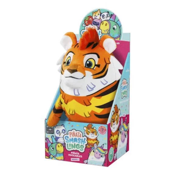Piñata Smashlings: Huggable Mo Tiger Plush