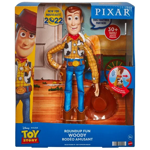 Pixar Toy Story 12 Inch Roundup Fun Woody Figure