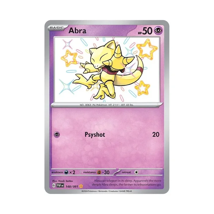 POKEMON Abra (148/091) [Scarlet & Violet: Paldean Fates]