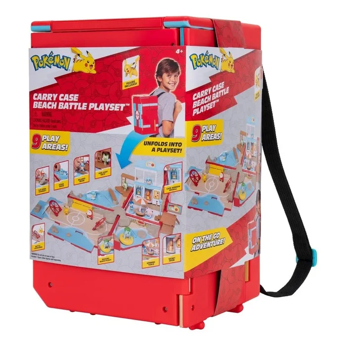 Pokemon Carry Case Beach Battle Playset