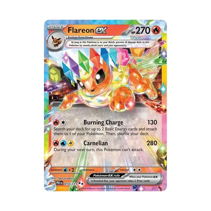 POKEMON Flareon ex – 014/131 – SV: Prismatic Evolutions (PRE)