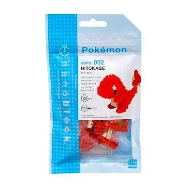 Pokemon Nano Block Charmander 3D Puzzle
