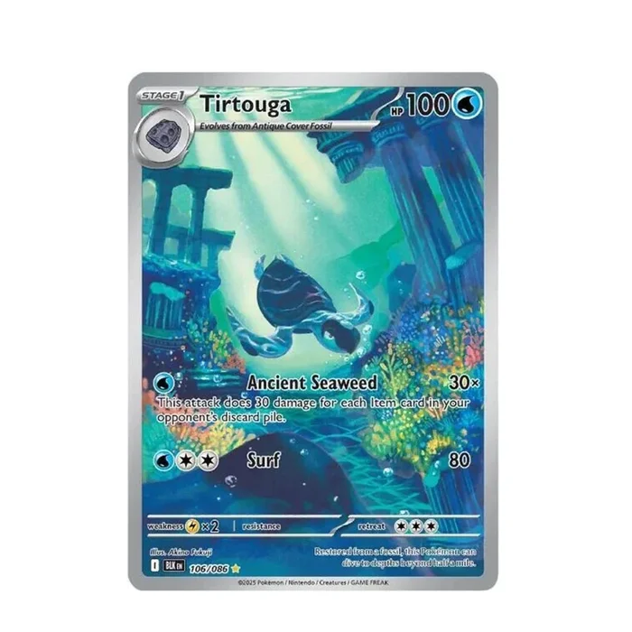 POKEMON Tirtouga – 106/086 – SV: Black Bolt (BLK)