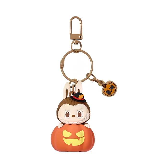 POP MART Happy Halloween Party Series Luminous Pumpkin Pendant(Labubu)