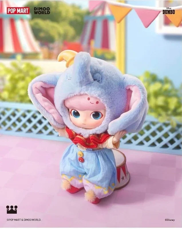POPMART DIMOO x DUMBO Action Figure小飞象手办