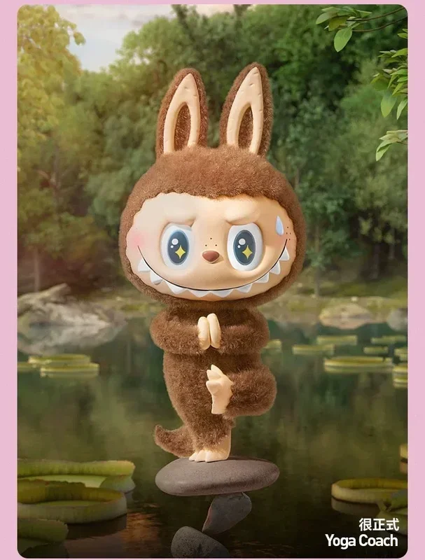 POPMART Labubu The Monsters Lazy Yoga Series