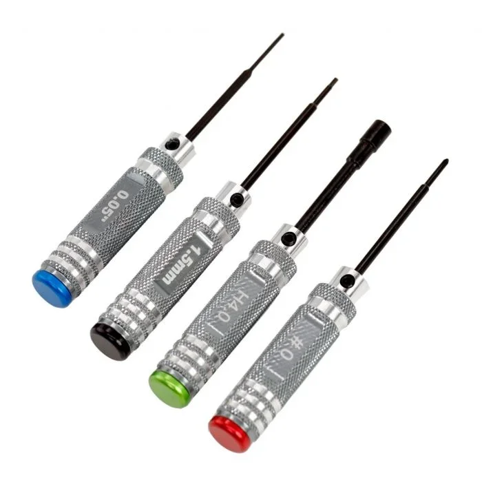 Powerhobby 0.05 1.5mm Hex 4.0mm Nut #0 Driver Tool Set for 1/24 Axial SCX24