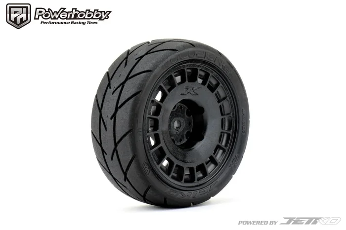 Powerhobby 1/10 Rally Car Evolution Mounted Tires Radial Wheels (4)