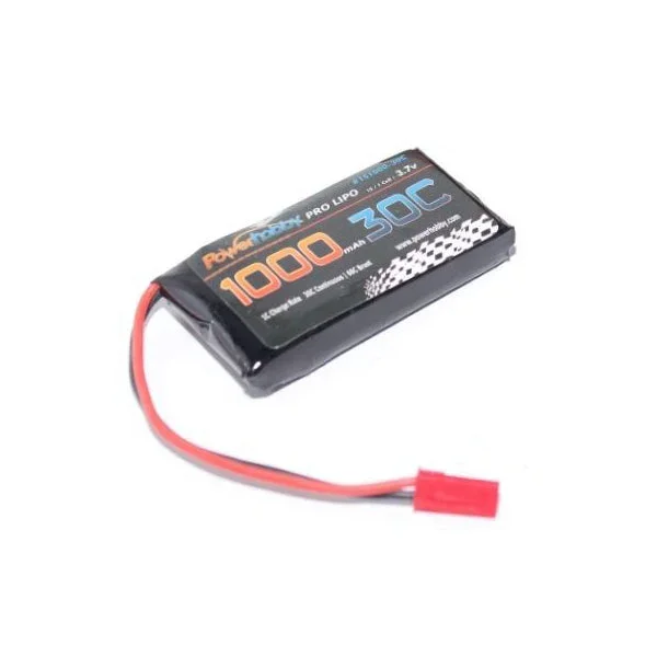 Powerhobby 1S 3.7V 1000mAh 20C LiPo Battery w/ JST Connector