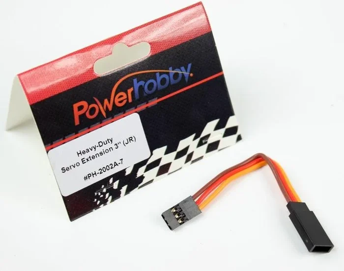 Powerhobby 3″ Heavy Duty Servo Wire Extension JR Connector