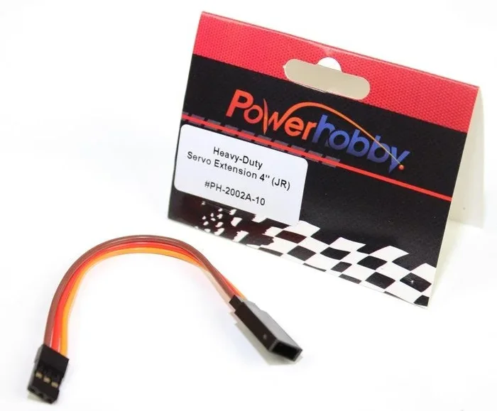 Powerhobby 4″ Heavy Duty Servo Wire Extension JR Connector