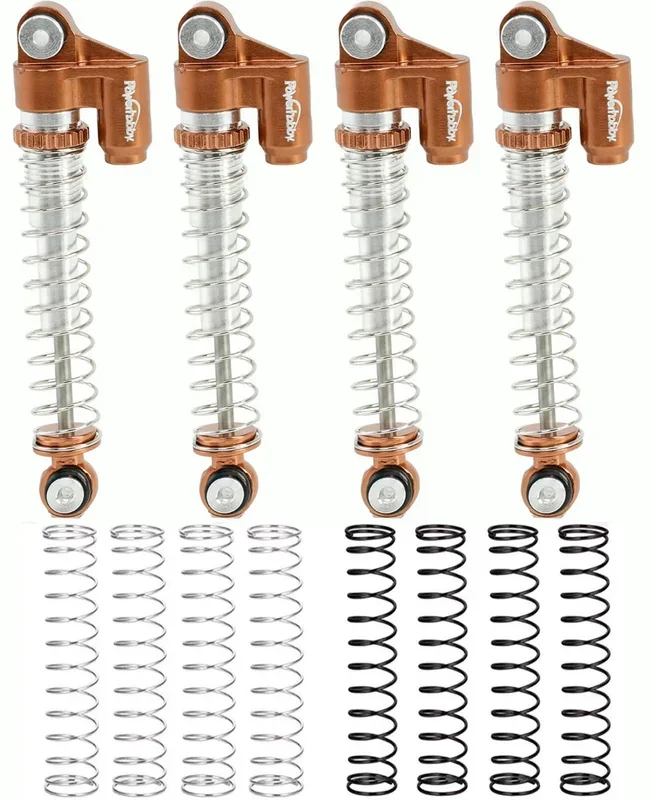 Powerhobby Aluminum 48mm Long Travel Shocks Axial SCX24 Jeep Bronco Crawler