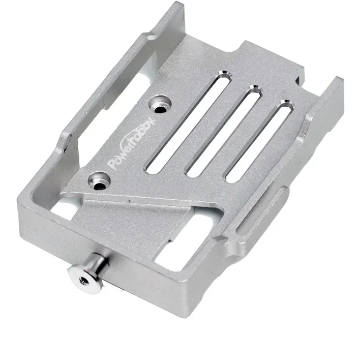Powerhobby Aluminum Battery Tray Mount Plate FOR Traxxas TRX-4M Silver TRX4M