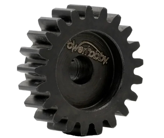 Powerhobby Hardened Steel 19T Mod1 8mm Pinion Gear MOD 1 Speed Run / Drag Racing