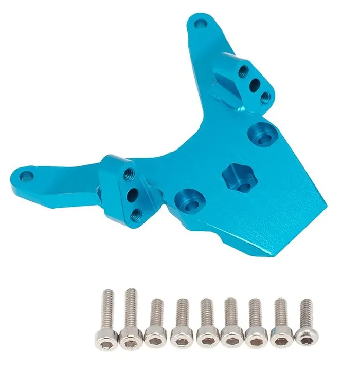 PowerHobby LOSI 1/18 Mini-T 2.0 Aluminum Front Bulkhead MiniT Blue