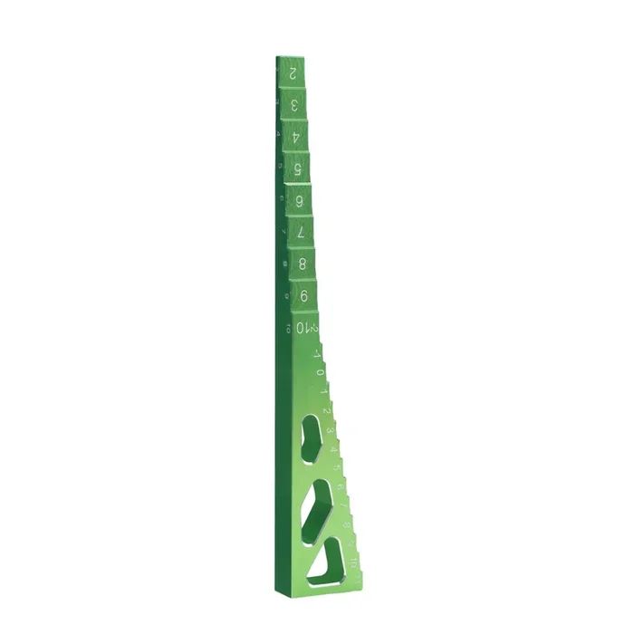 Powerhobby PHBPHT036GREEN Aluminum Chassis Ride Height Gauge GREEN