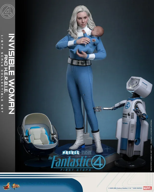 [Pre-Order] MMS824B – The Fantastic Four: First Steps 1/6th scale Invisible Woman and H.E.R.B.I.E. Collectible Set (Special Edition)