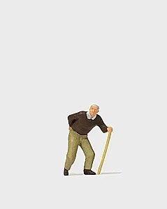Preiser 28096 HO Scale Individual Figure – Man with Backache