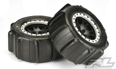 Pro-Line 10146-13 Sling Shot 4.3″ Pro-Loc Sand Tires Mounted Wheels : X-MAXX