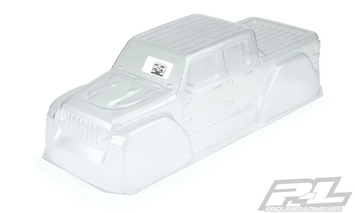 Pro-Line 3542-00 Jeep Gladiator Clear Body for SCT Slash 2WD and 4×4 (Maxx 4S with 6370)