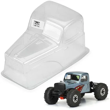 Pro-Line 3606-00 1/10 Comp Wagon Cab-Only Clear Body 12.3″ (313mm) Wheelbase Crawlers