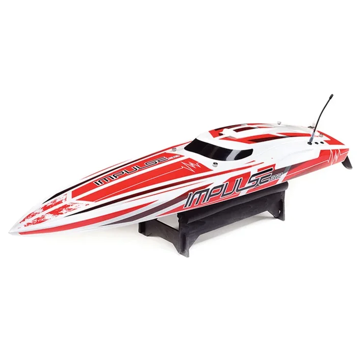 ProBoat PRB08037T2 Impulse 32″ Brushless Deep-V RTR with Smart, White/Red