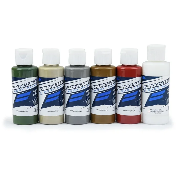 Proline PRO632304 RC Body Paint Military Set (6 Pack)