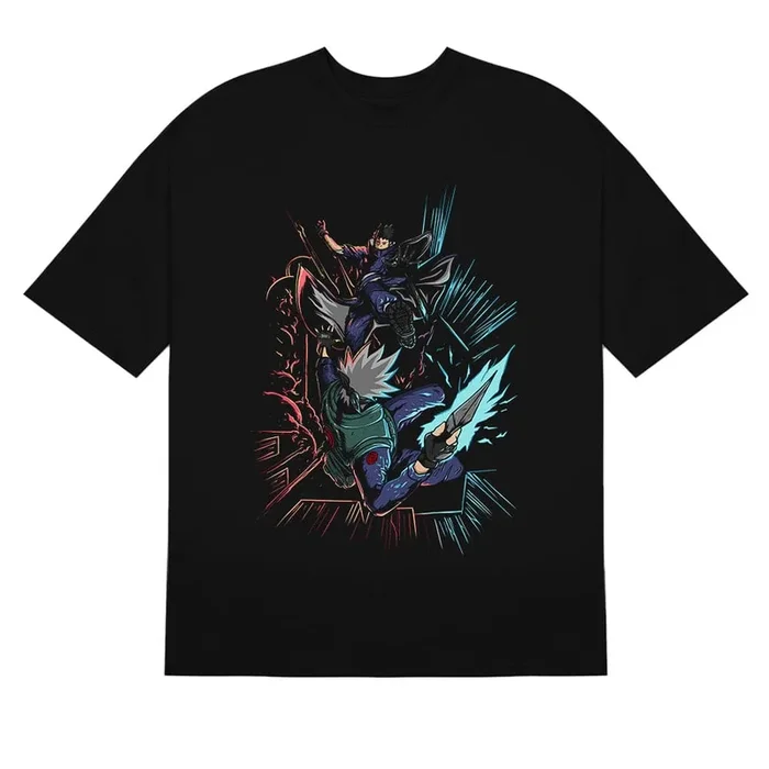 卡卡西vs obito T卹|火影忍者肖普登服裝|高級動漫襯衫