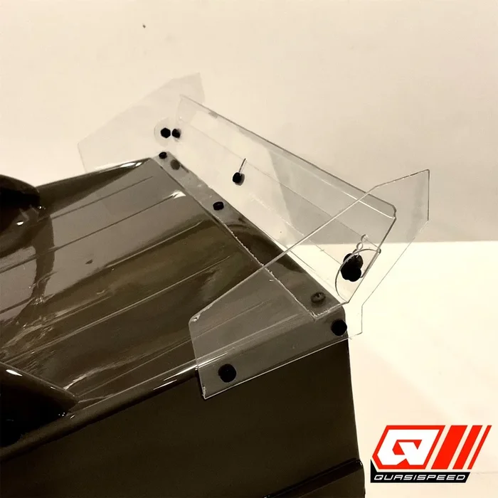 Quasi Speed Late Model Clear Lexan Spoiler Kit QS-2928