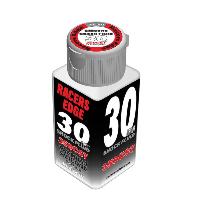 Racers Edge 30 Weight 350cSt 70ml 2.36oz Pure Silicone Shock Oil