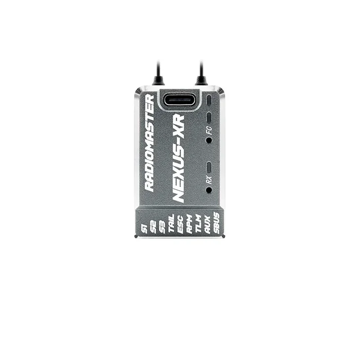 RadioMaster Nexus-XR Helicopter Flight Controller Integrated 2.4GHz ExpressLRS Receiver – Grey