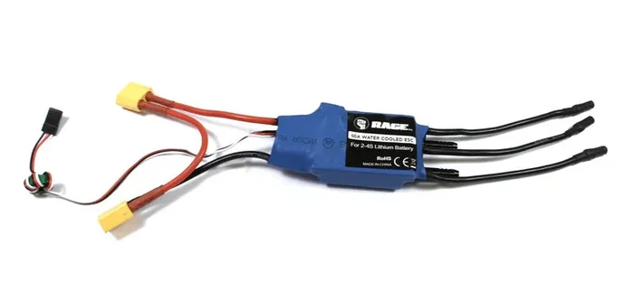 Rage RC B1267 60 Amp Brushless ESC (Water-Cooled) for Velocity 800BL, Velocity 900BL