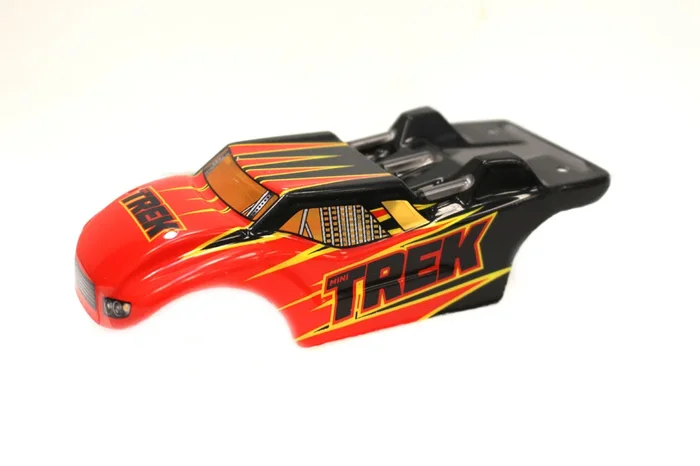 Rage RC Printed Body (Red) Mini Trek