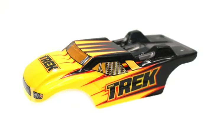 Rage RC Printed Body (Yellow) Mini Trek