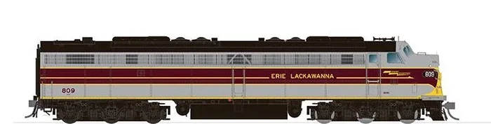 Rapido 028020 HO Scale EMD E8A Erie Lackawanna EL 814