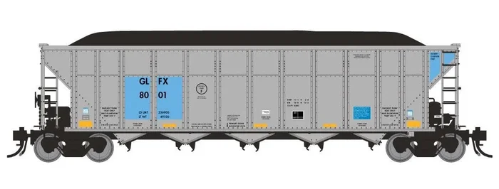 Rapido 169011A HO Scale AutoFlood III RD Coal Hopper GLFX Single # Varies