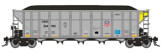 Rapido 169021A HO Scale AutoFlood III RD Coal Hopper Union Pacific UP/CMO Single Car # Varies