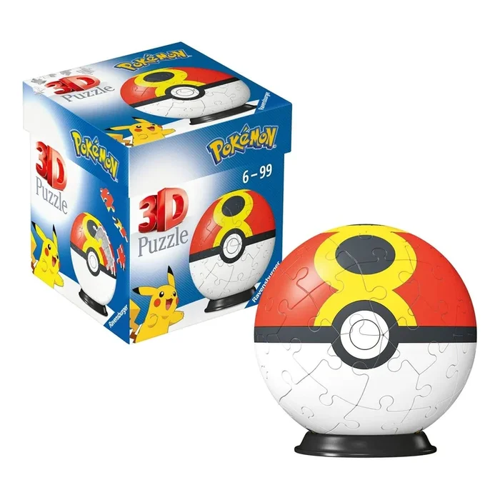Ravensburger Pokemon Repeat Ball 3D Puzzle 54pc Set