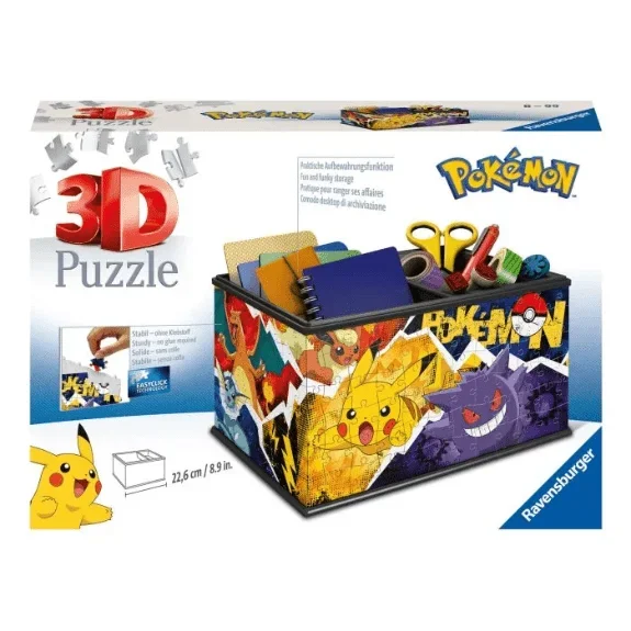Ravensburger Pokemon Storage Box 216 Piece 3D Jigsaw Puzzle