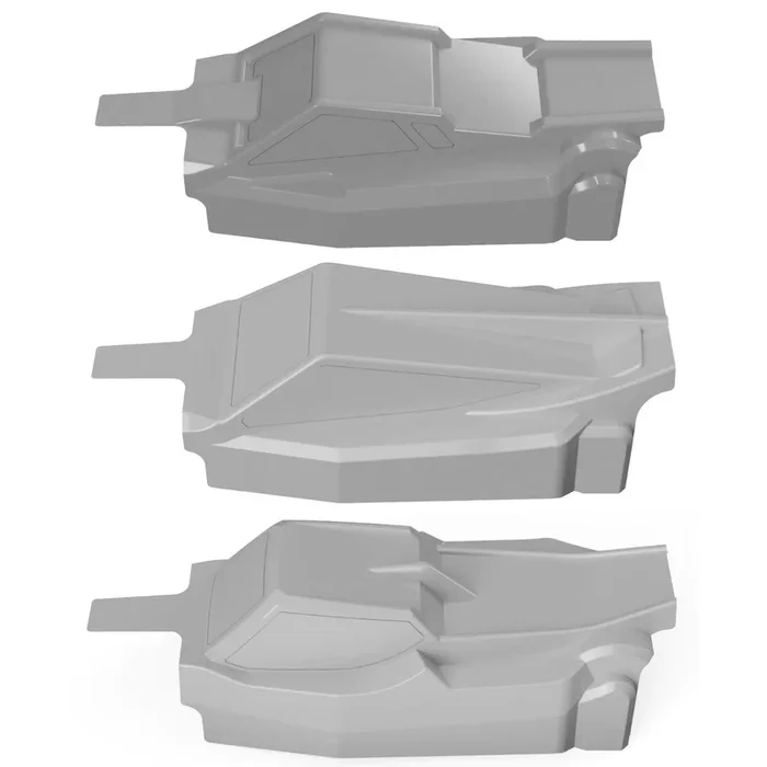 Raw Speed Combo 3-Pack Bodies for Losi MICRO-B Buggy 783515