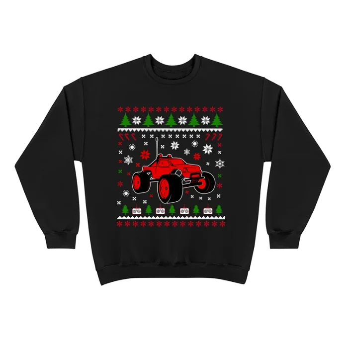RC MONSTER TRUCK UGLY CHRISTMAS SWEATER