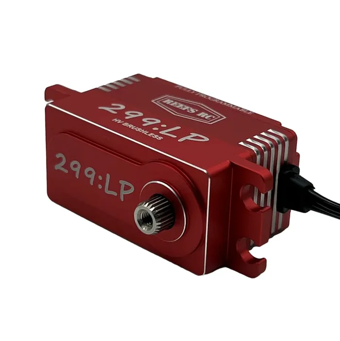 Reefs RC 299LP Special Edition Red High Speed-Torque Low Profile Servo REEFS130