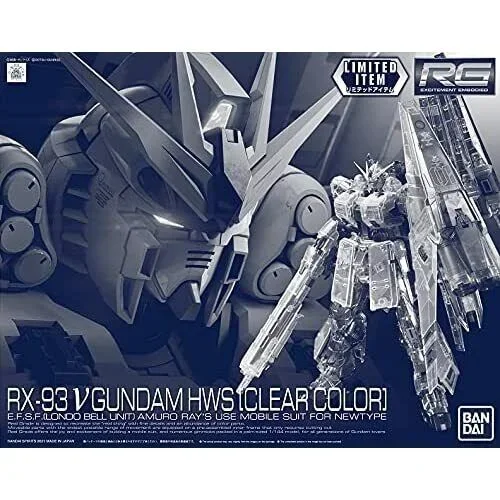 RG Limited – Bandai – RX-93 Nu Gundam HWS [CLEAR COLOR]